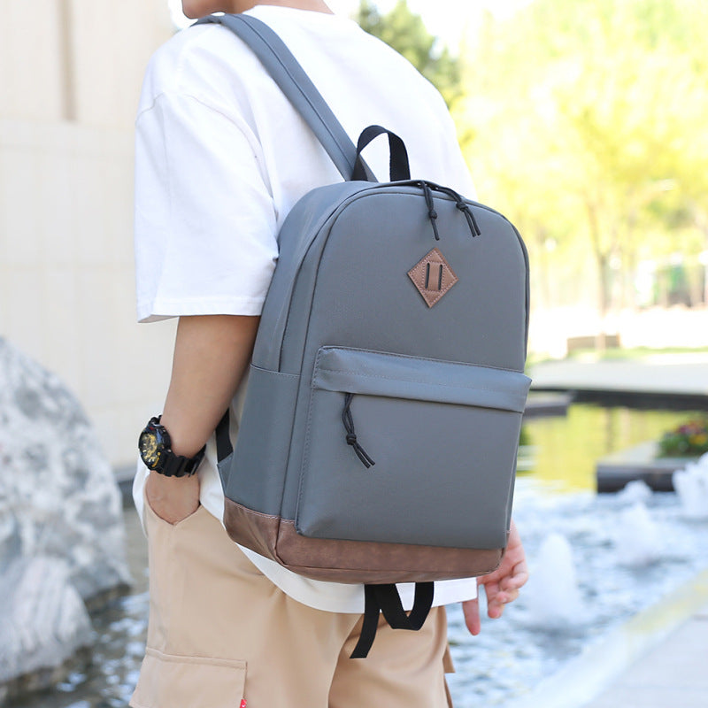 Business Leisure Commuter Backpack Oxford Cloth Urban Style