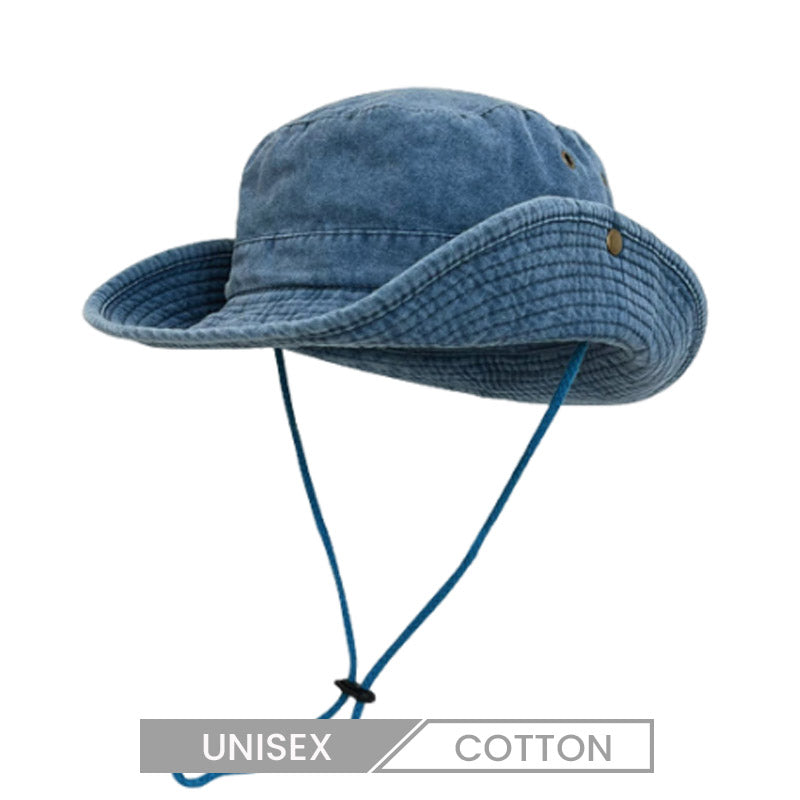 Sombrero de pescador vaquero unisex para exteriores de verano