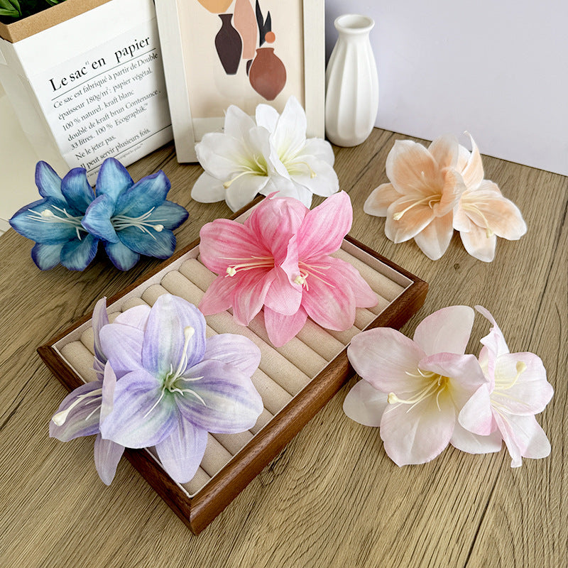 Épingle à cheveux pastorale pour femme Sweet Lily Grab Clip
