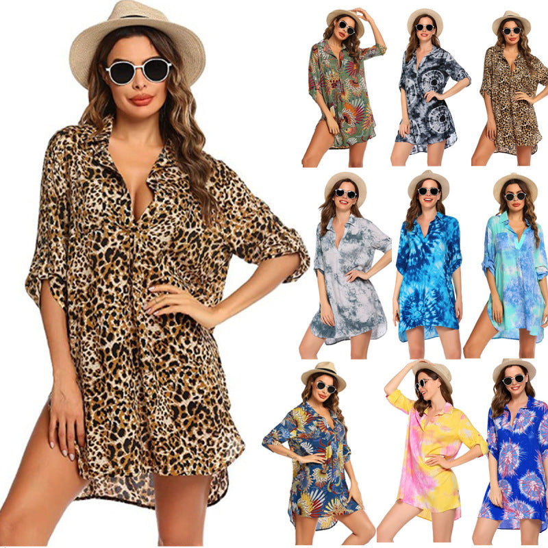 Women Summer Vacation Swimwear Beach Coverup