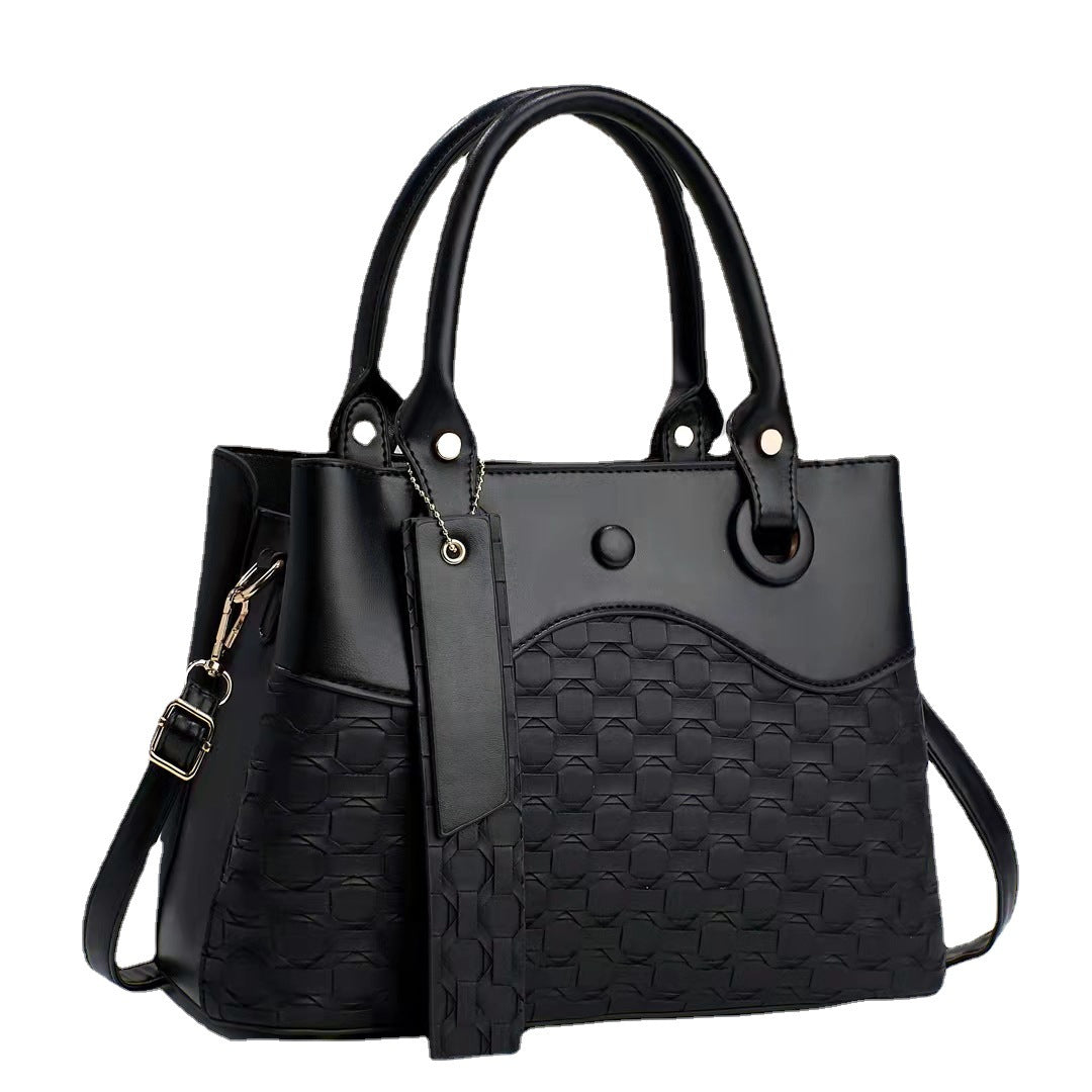 Women Casual Solid Color Shoulder Handbag Bag