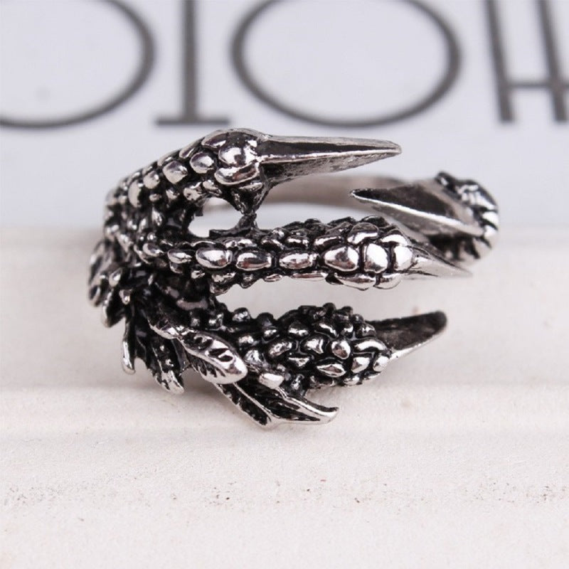 Fashion Halloween Women Vintage Eagle Claw Ring