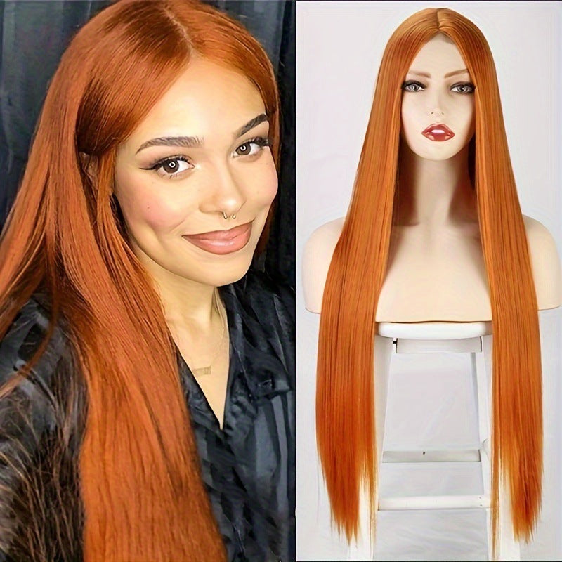 Women Long Straight Hair Wig with Natural Style