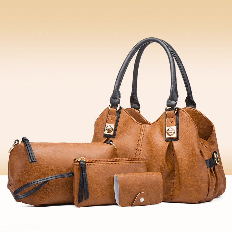 Ensemble de quatre sacs à main vintage de grande capacité