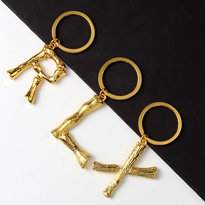 Fashion Creative Alphabet Keychain