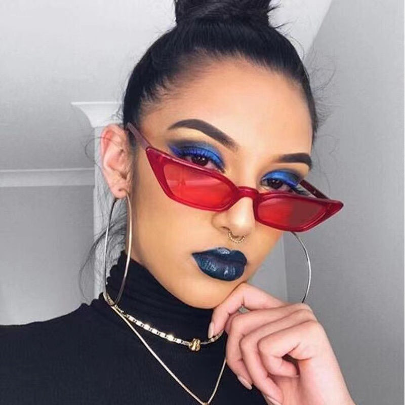 Fashion Women Personalized Sunshade Small Frame Sunglasses