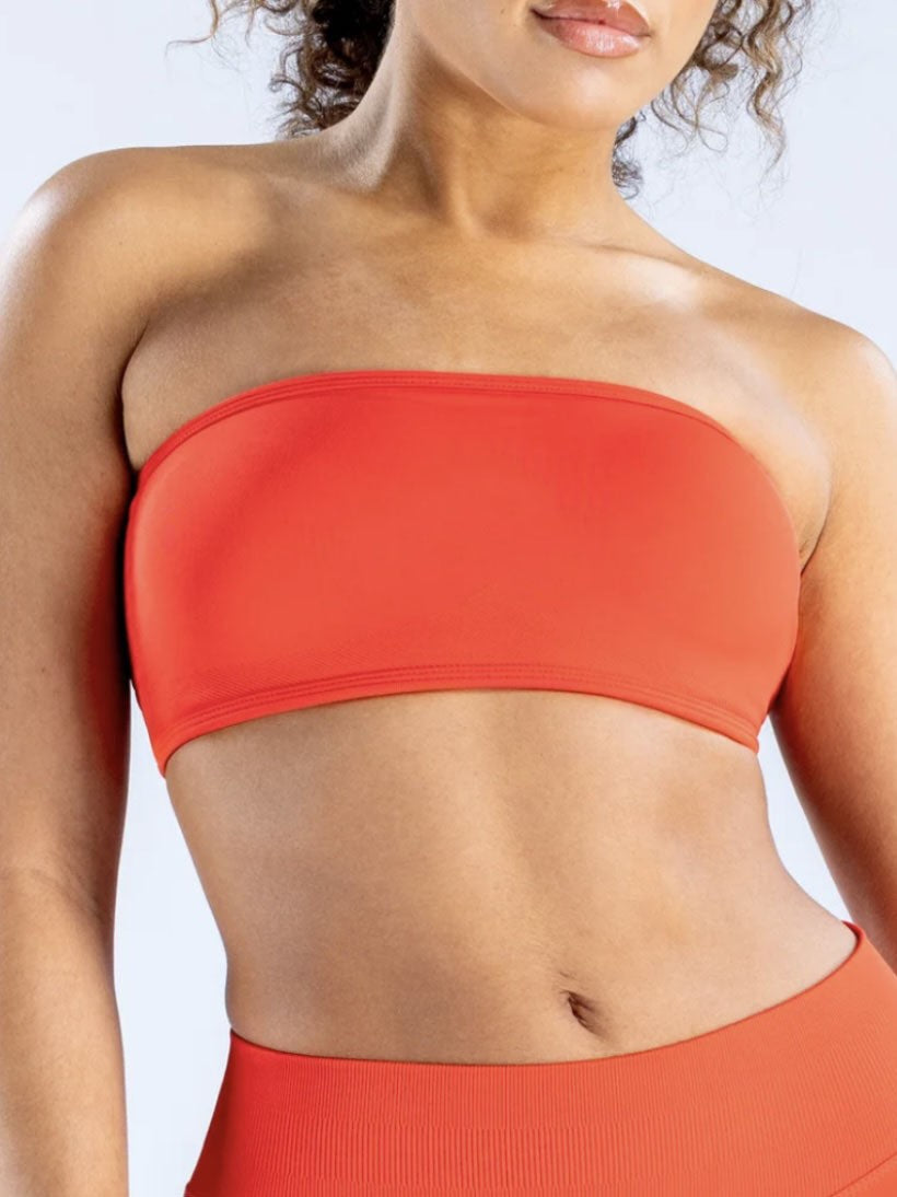 Women Fashion Sexy Solid Color Yoga Tube Top