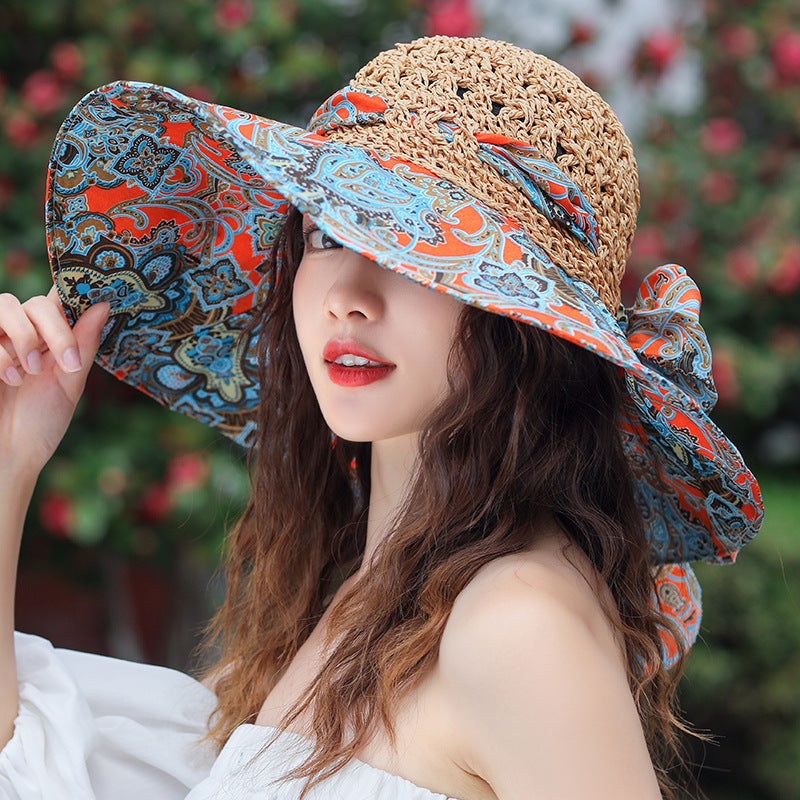 Summer Vacation Straw Woven Women Sun Hat