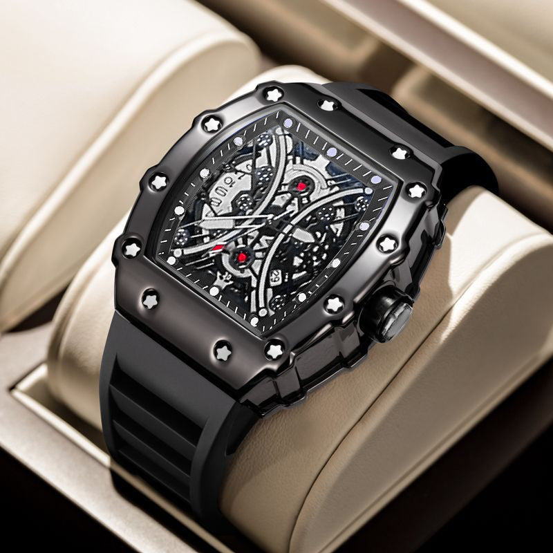 Casual Men’s Waterproof Quartz Watch with Luminous Dial