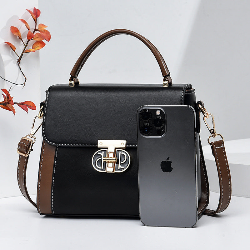 Women Casual Flap Square Bag in PU Material