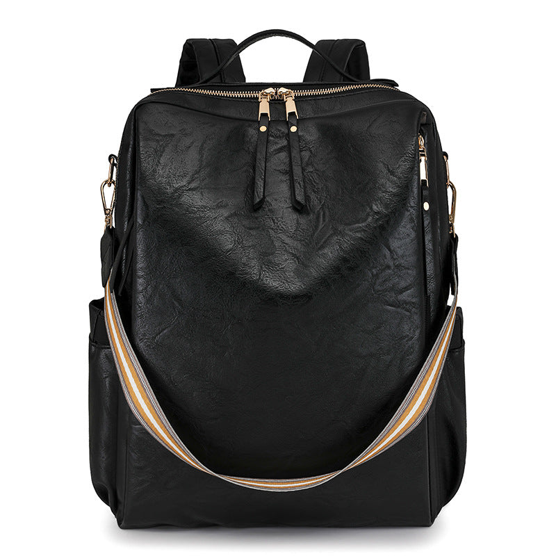 Women Retro Style Multi Functional Pu Fashion Backpack