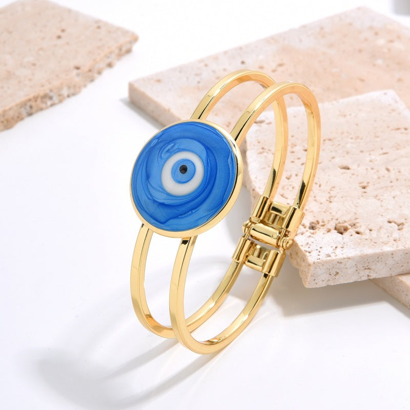 Pulsera multicolor de ojo de diablo para mujer