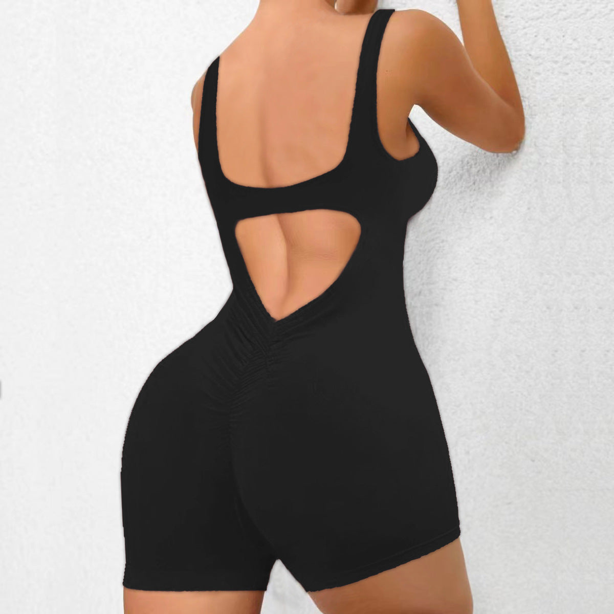 Combinaisons sans manches sexy de couleur unie pour femmes