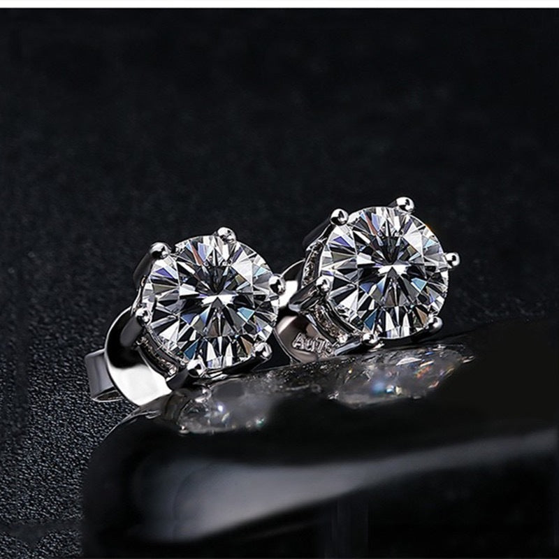 Women Fashion Six Claw Zircon Earrings