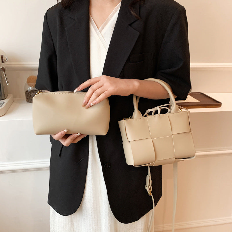 Spring Woven Large Capacity Women Tote Bag