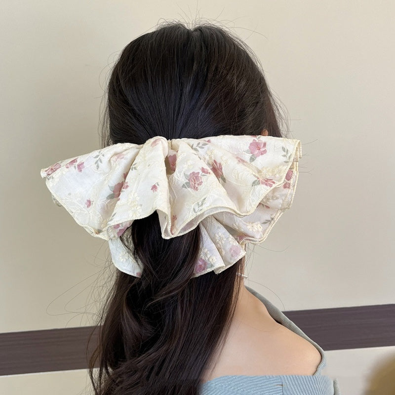 Coletero de encaje con estampado floral para mujer
