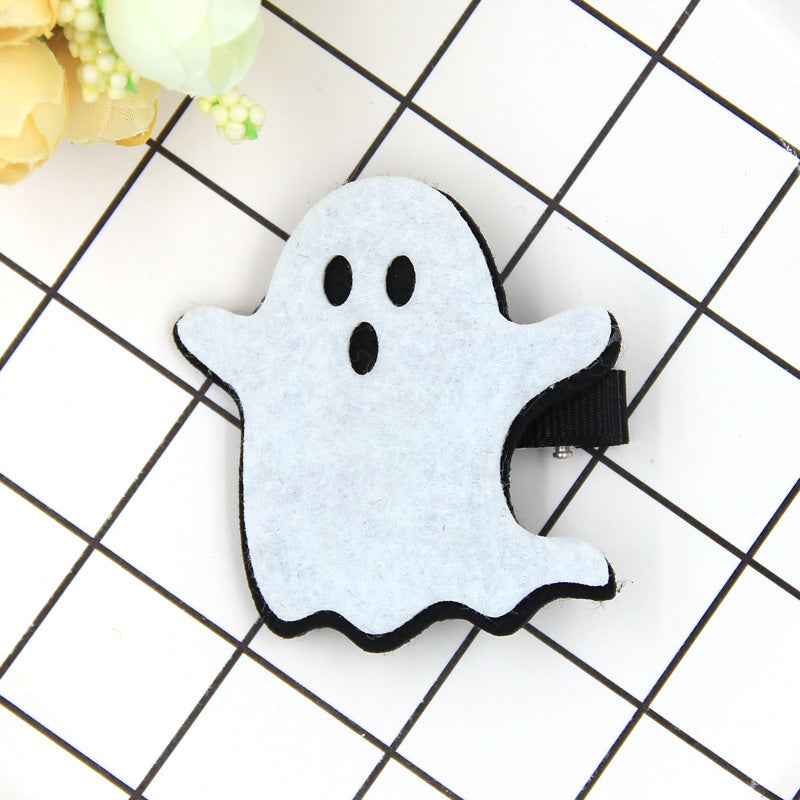 Accessoires pour cheveux en épingle à cheveux fantôme d'Halloween pour enfants