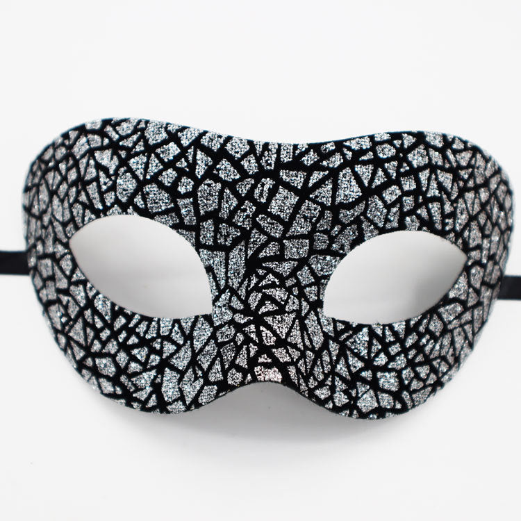 Masque demi-visage Zorro à la mode, simple et assorti aux couleurs