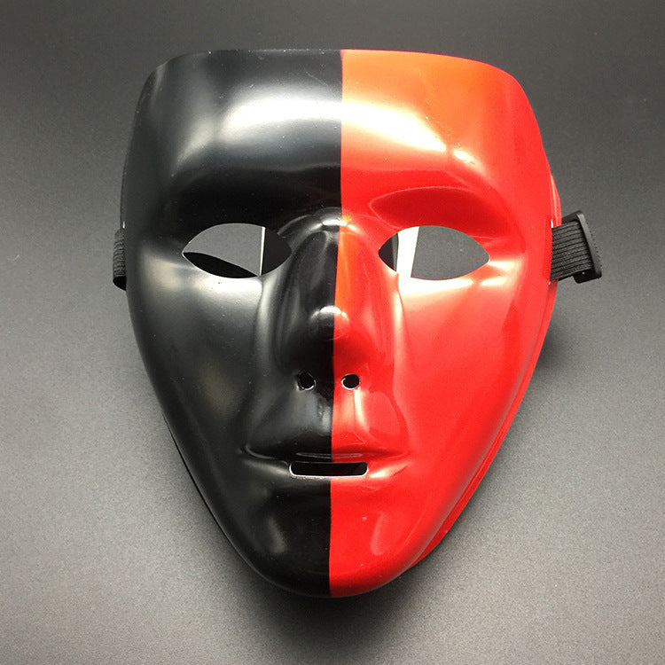 Men Simple Hand-Painted Full-Face Halloween Mask