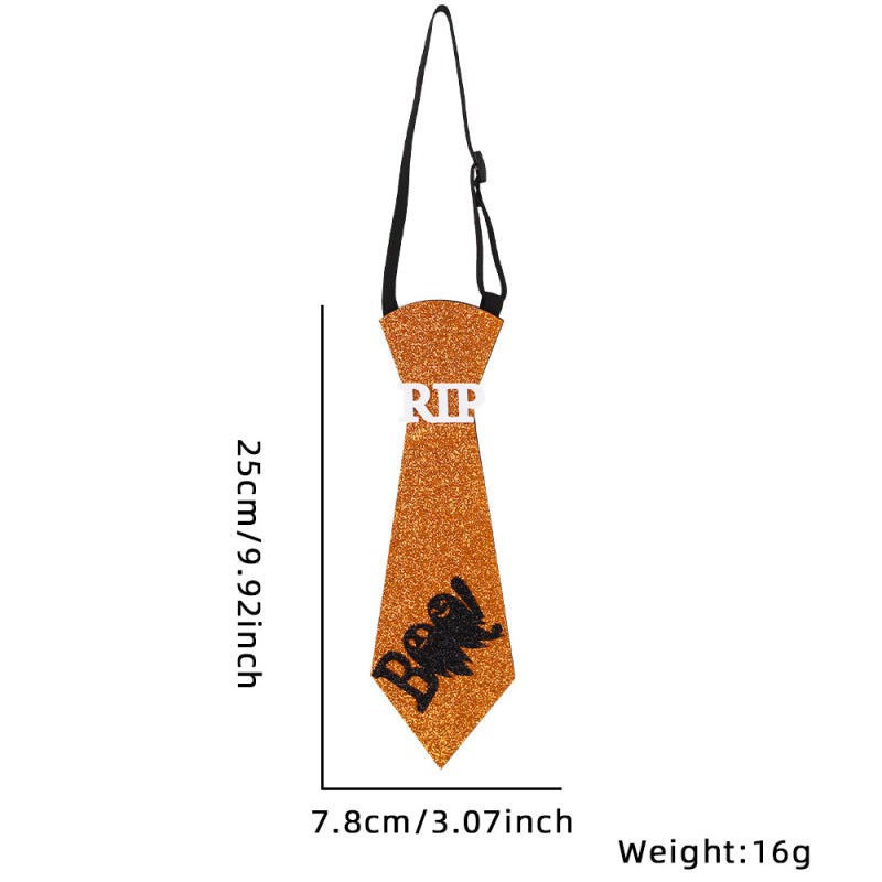 Kids Halloween Tie Ghost Party Costume Accessory