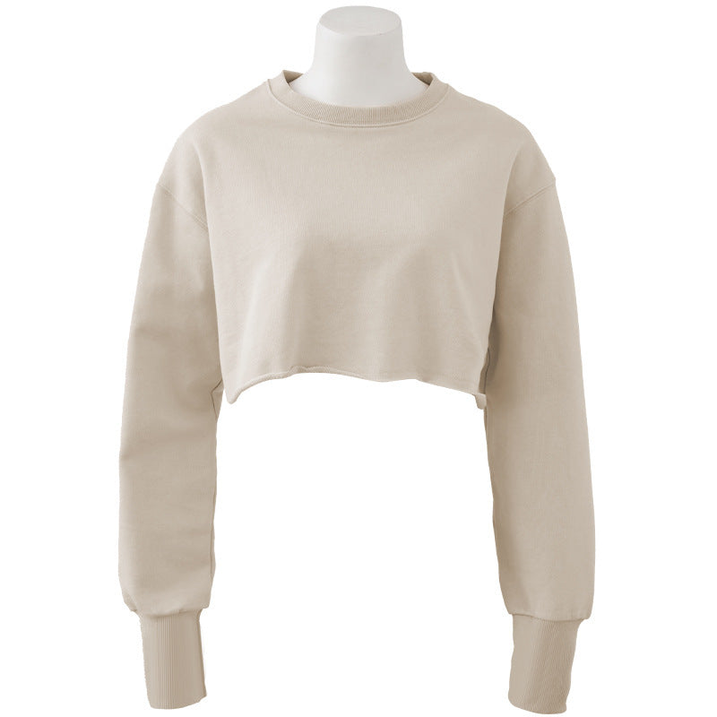 Sweat-shirt de yoga à manches longues pour femme