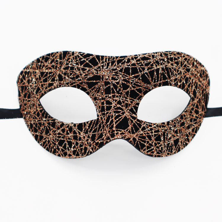 Masque demi-visage Zorro à la mode, simple et assorti aux couleurs