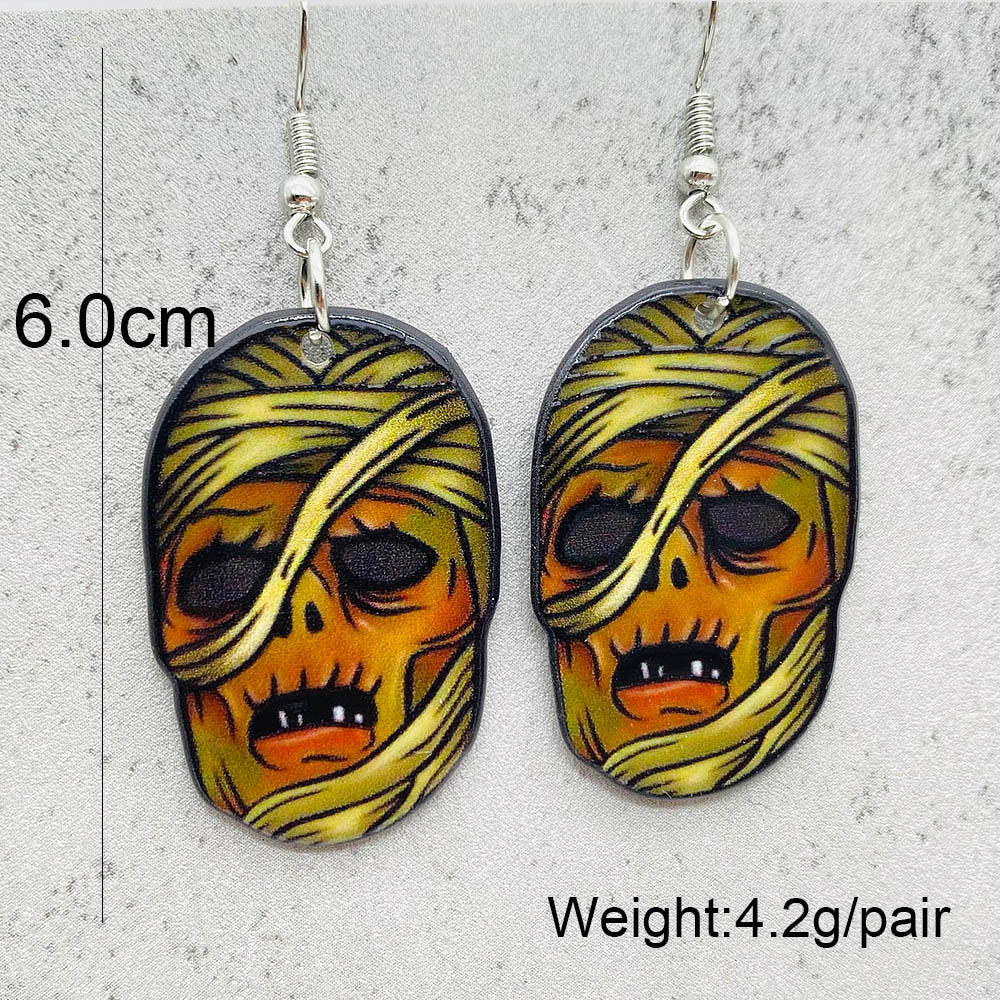 Halloween Women Fashion Scary Zombie Vampire Dangle Earrings
