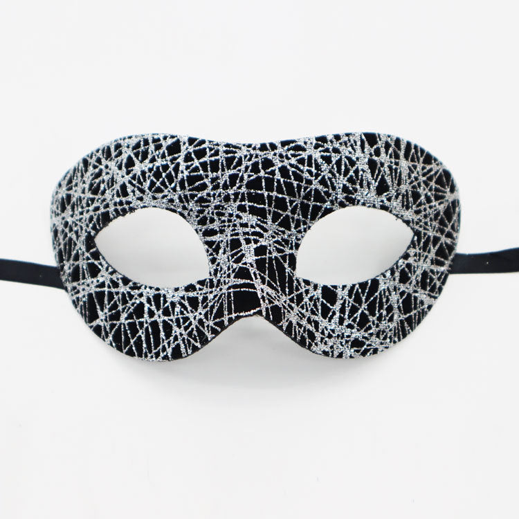 Masque demi-visage Zorro à la mode, simple et assorti aux couleurs
