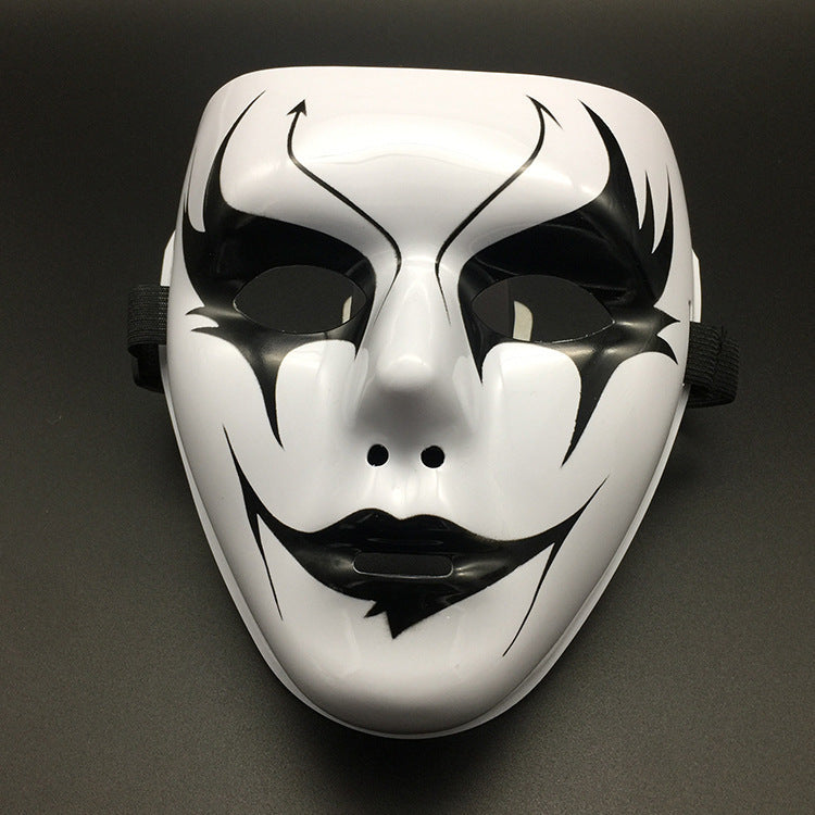 Men Simple Hand-Painted Full-Face Halloween Mask