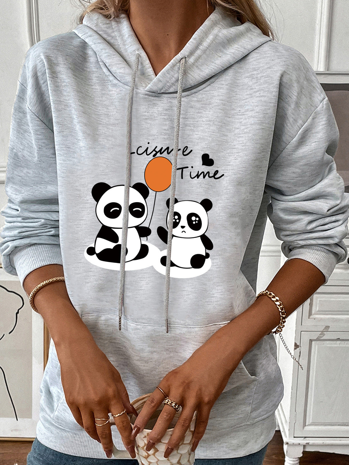 Women's Casual Print Hoodie - Scenery Pullover