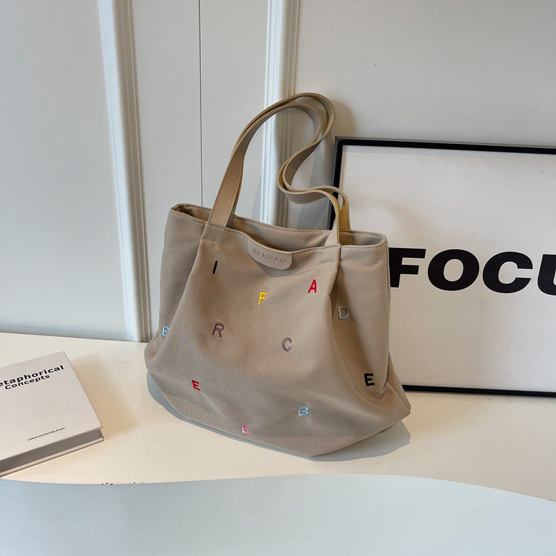 Women Fashionable Large Capacity Canvas Tote Bag