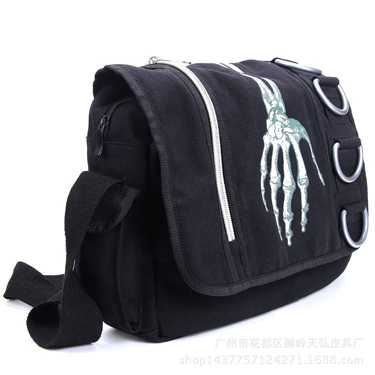 Bolso de hombro con calavera personalizada de Halloween para mujer