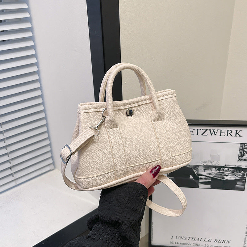Fashion Simple Solid Color Handbag
