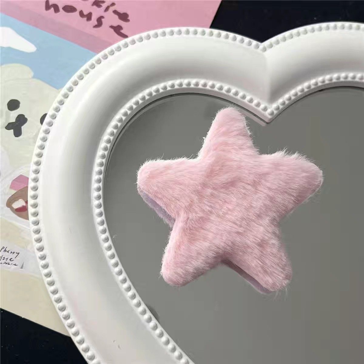 Horquilla de estrella de cinco puntas con forma de dopamina: un elegante accesorio de tela