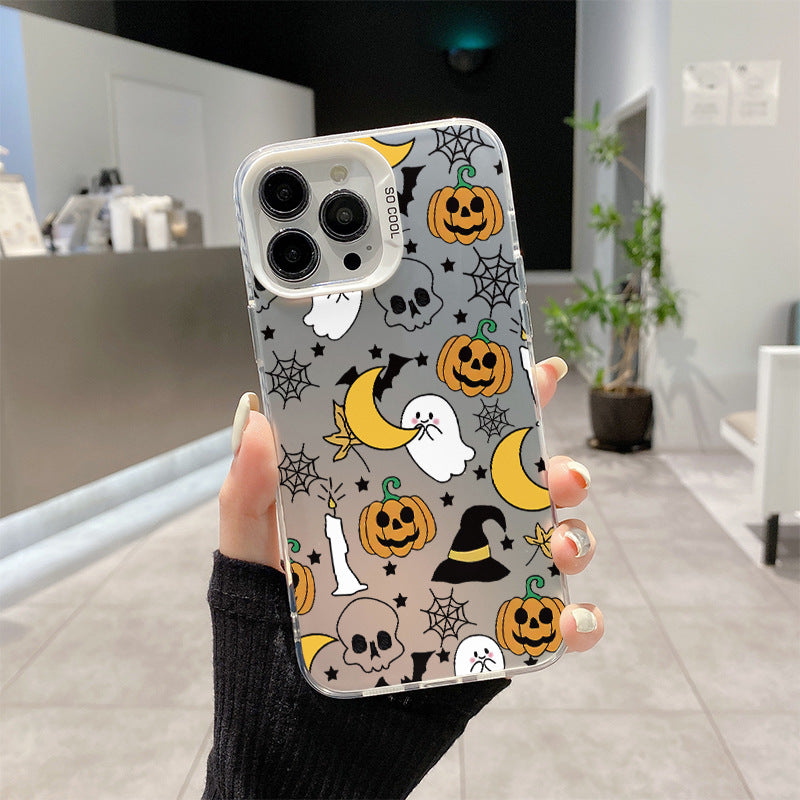 Women Cartoon Halloween Pumpkin Ghost Skull Apple Phone Case