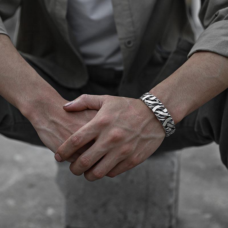 Men Fashion Retro Handmade Woven Bracelet