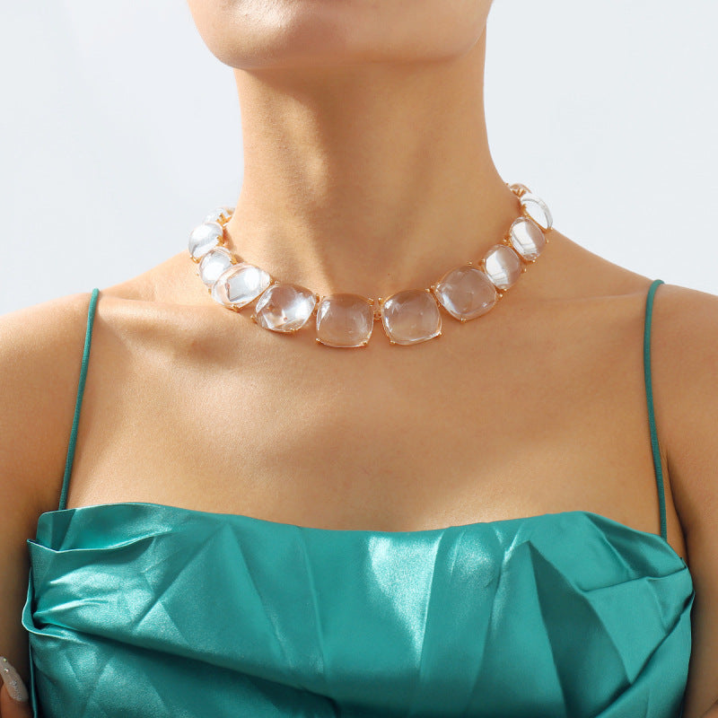 Women Fashion Bohemian Geometric Round Necklace