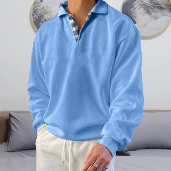 Men Casual Sport Plus Size Long Sleeve Sweatshirts