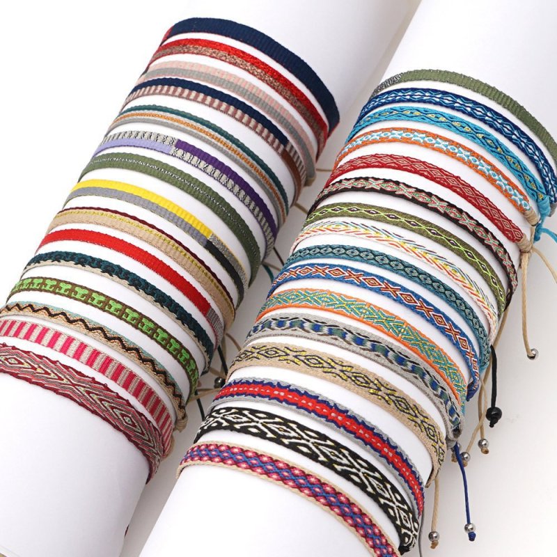 Bohemian Ethnic Ribbon Handwoven Bracelet