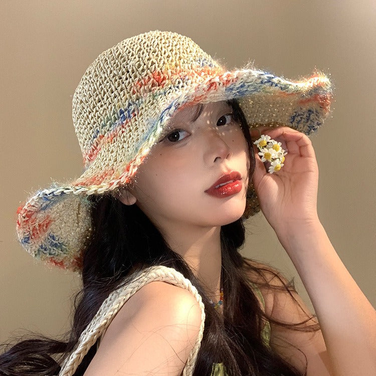 Sombrero de sol de playa para vacaciones de verano para mujer