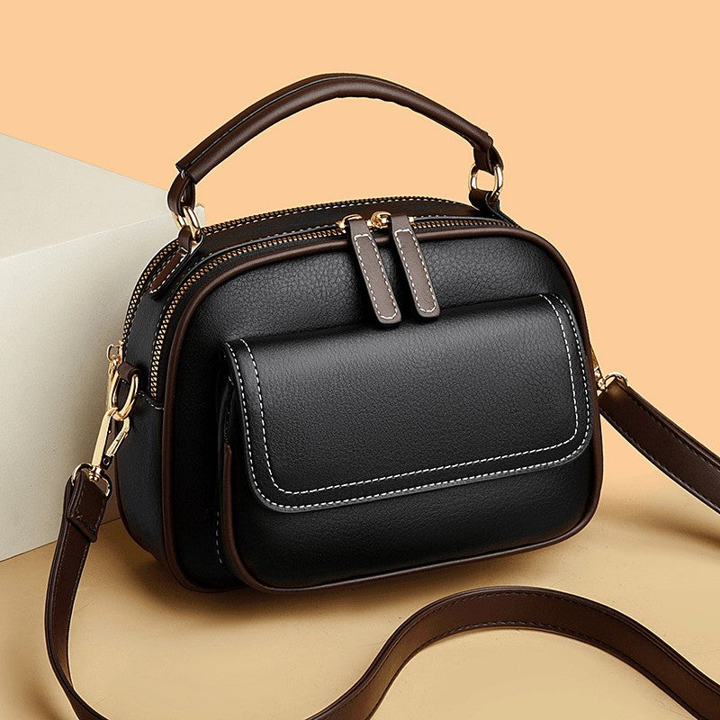 Women Casual Round Crossbody Bag in PU Urban Style