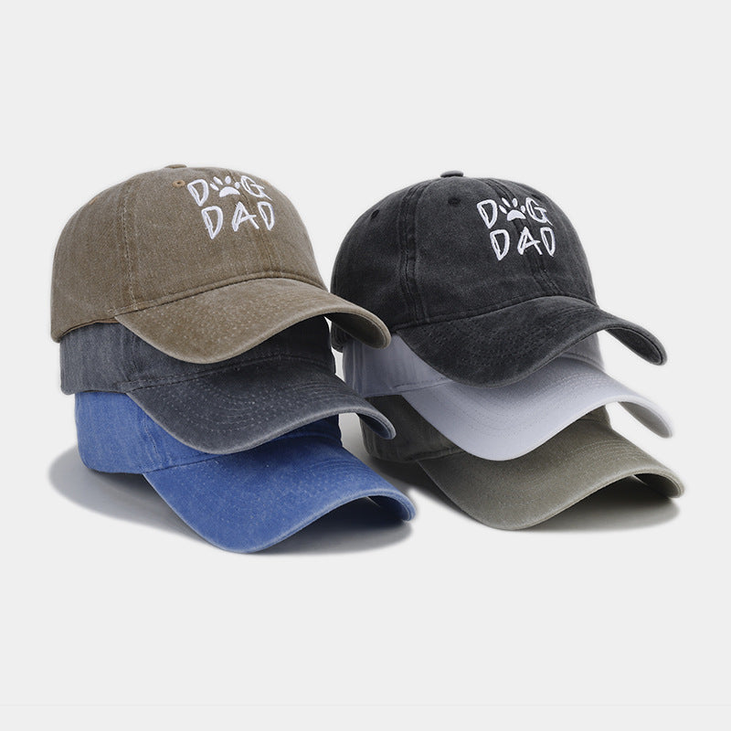 Men Fashion Casual Embroidered Letter Breathable Cap