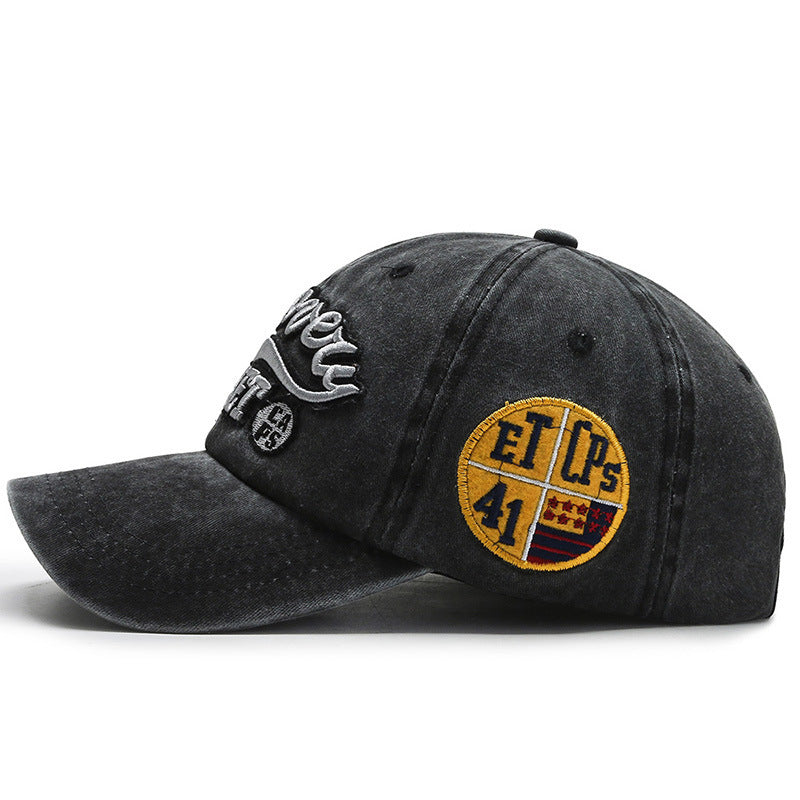 Gorra vaquera bordada vintage