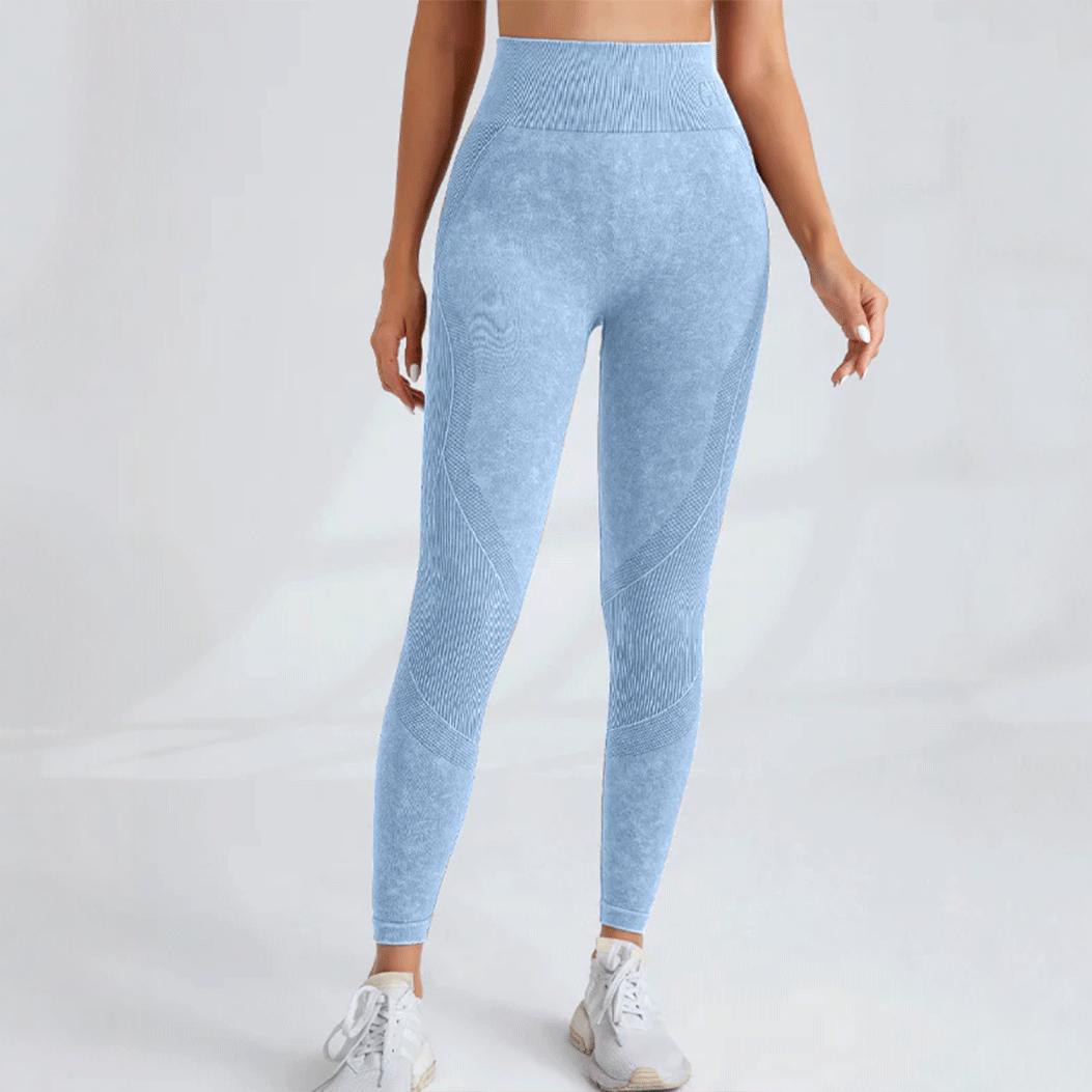 Leggings deportivos de cintura alta a la moda para mujer