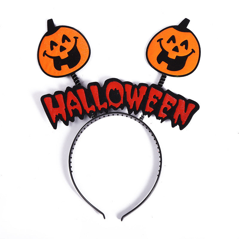 Halloween Hair Accessories Fashion Pumpkin Witch Headband