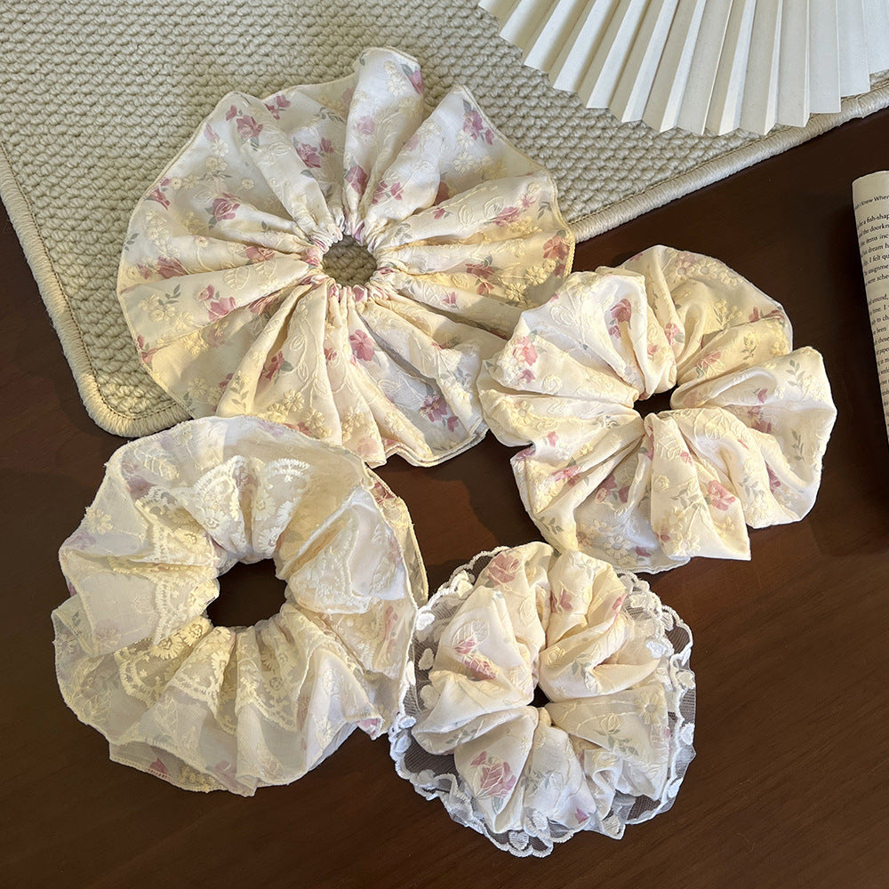 Coletero de encaje con estampado floral para mujer