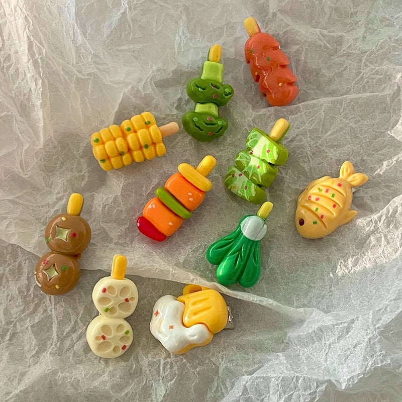 Food Play Hairpin Food Shaped Hair Accessory Cute Simulation Hair Clip