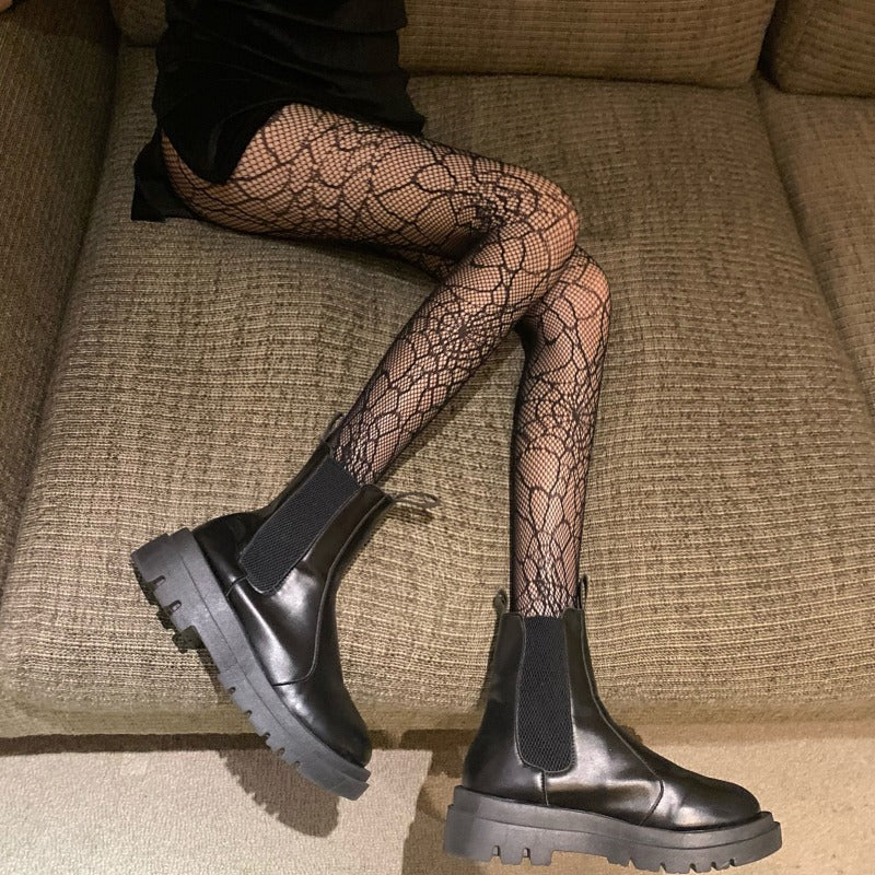 Halloween Women Fashion Dark Spider Web Hollow Pantyhose