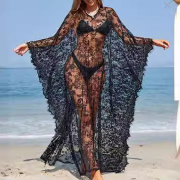 Capa de Halloween, cárdigan playero de verano, holgado e informal