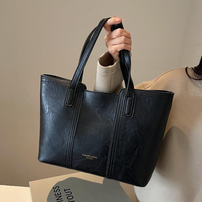 Bolso de mano informal de gran capacidad a la moda para mujer